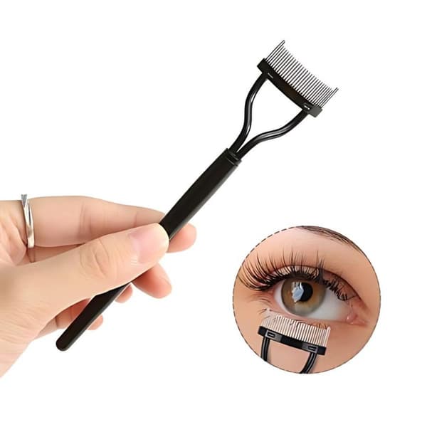 Technique PRO Øjenvippekam og Separator i Sort - 13.5 cm