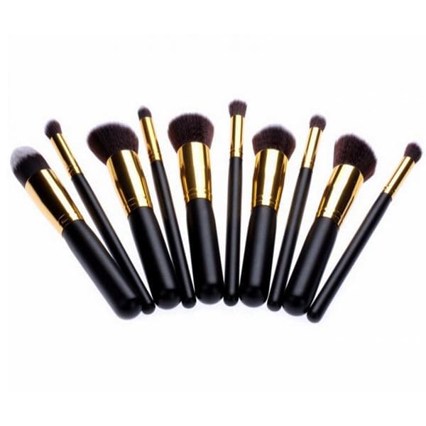 Technique PRO Makeupborstar, Gold edition - 10 st