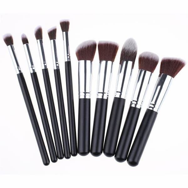 Technique PRO Makeupborstar, silver/svart - 10 st