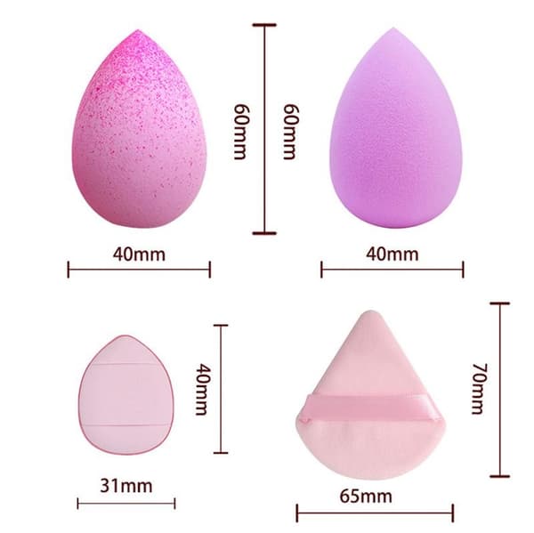 Technique PRO Multi Bake Makeup Sponges - Sett med sminkesvamper og pudderputer