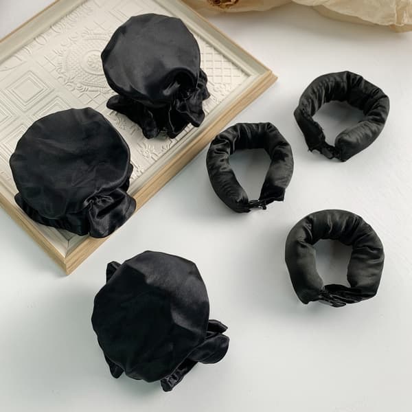 SOHO Heatless Flexi Rod Buns Sæt (3-pak) - Sort