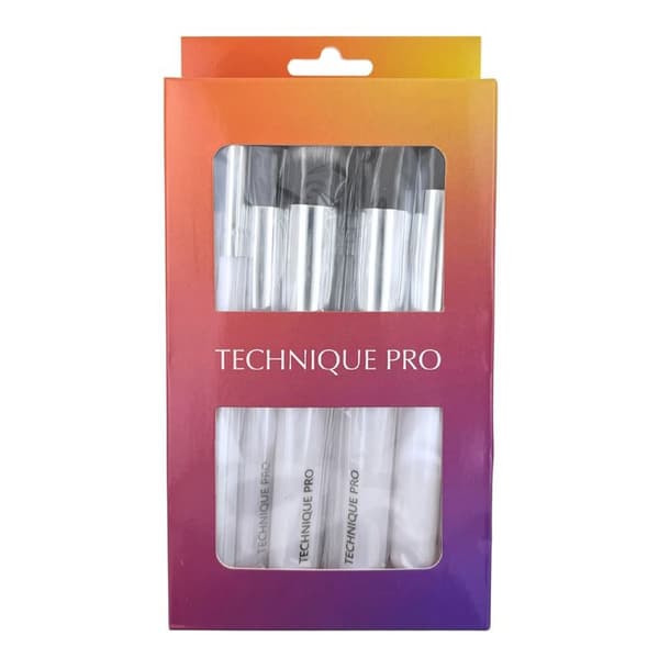 Technique PRO Makeup Børstesæt Silver Edition - 10 stk