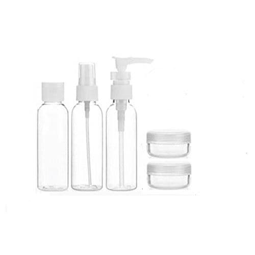 Reseflaskor 3 st 50 ml + 2 st krämbehållare
