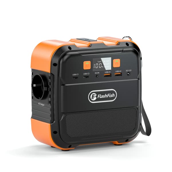 Bærbar elstation Flashfish A101-120W 98Wh