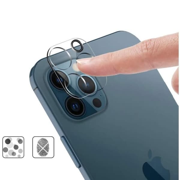 Skyddskamera för iPhone 14 PRO MAX [Pack med 2] Härdat Glas Bakre Kameraskydd Phonillico®