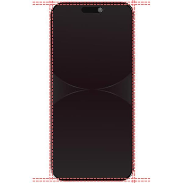 Härdat Glas - Phonillico® - iPhone 16 Plus - Paket med 4 - Antispion - Rep-resistant