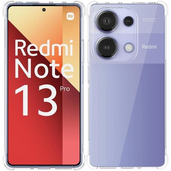 Fodral - Phonillico® - Xiaomi Redmi Note 13 Pro 4G - Stötsäker - Flexibel - Transparent