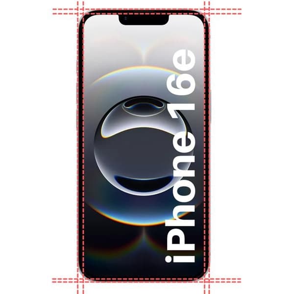 Stötsäker skal - Phonillico® - iPhone 16e - Flexibel - Transparent - 2 Härdat glas