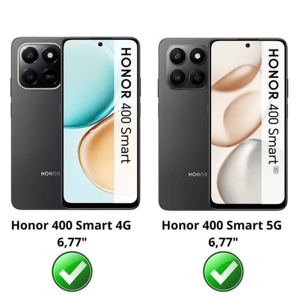 Coque för Honor 400 SMART - Stötsäker TPU Transparent Skydd Phonillico®