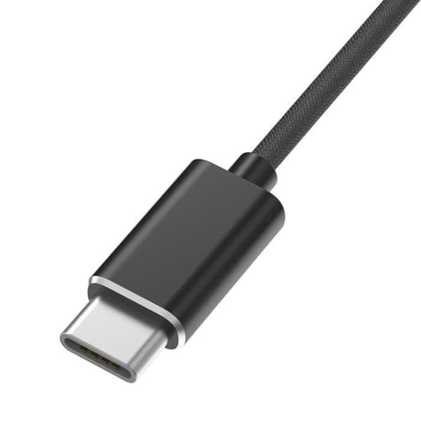 Lot 2 kablar för CSL-Computer Wireless Controller - Kabel Mini B/USB-C Svart 1 Meter Phonillico®