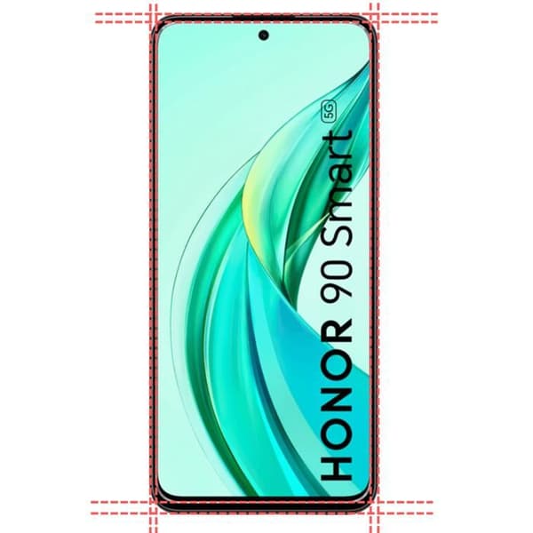 Stötsäker foder - Phonillico - Honor 90 Smart 5G - Mjuk silikon - Förstärkt skydd - Transparent