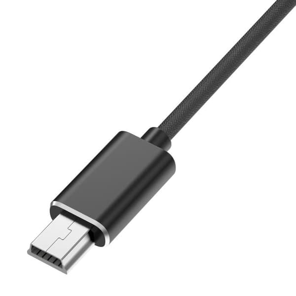 Lot 3 kablar för CSL-Computer Wireless Controller - Mini B/USB-C svart 1 meter Phonillico®