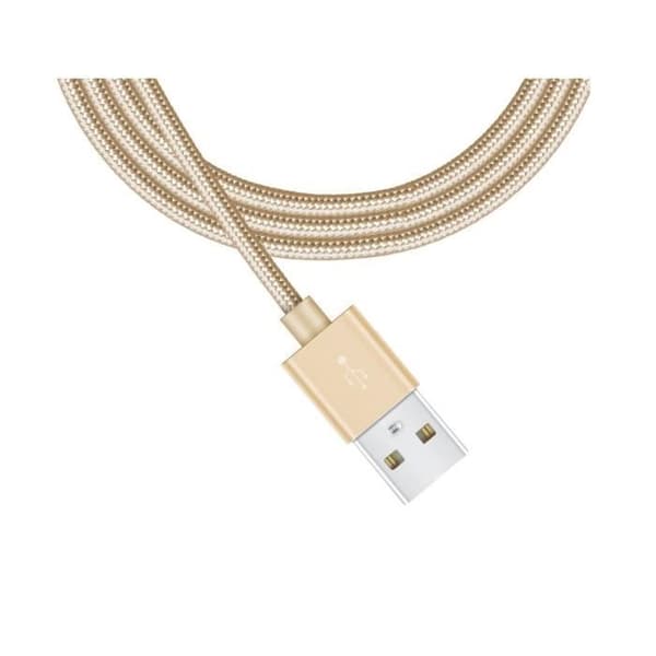 USB-C-kabel för Xiaomi Mi NOTE 10 - Mi NOTE 10 LITE - Typ USB-C laddningskabel i nylon 1 meter [PACK 2] Phonillico®