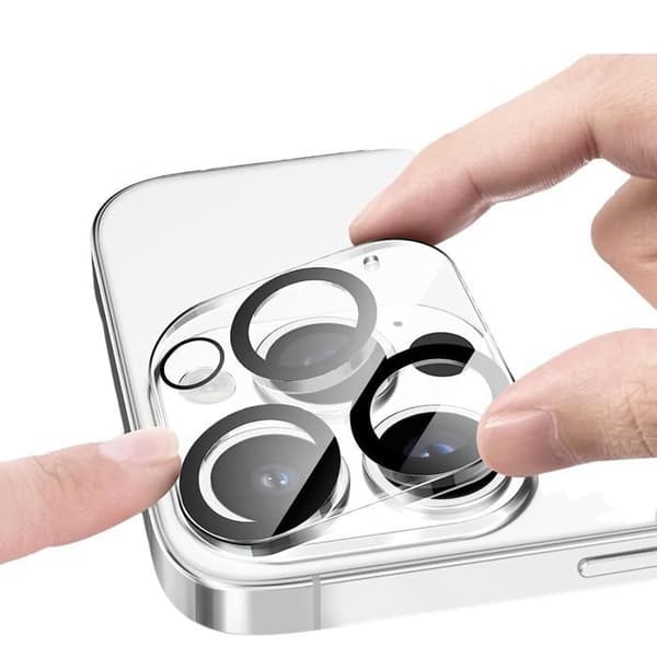 Härdat Glas - Phonillico® - iPhone 16 PRO MAX - Pack 2 - Skärmskydd - Kameraskydd