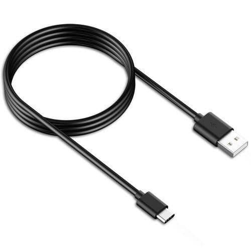 USB-C-kabel för Xiaomi REDMI NOTE 9 - NOTE 9 PRO - NOTE 10 - NOTE 10 PRO - USB-C Typ Svart 1 Meter [PACK 3] Phonillico®