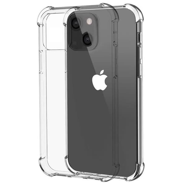 Fodral för iPhone 14 - Stötsäker Transparent Silikon Skydd Phonillico®