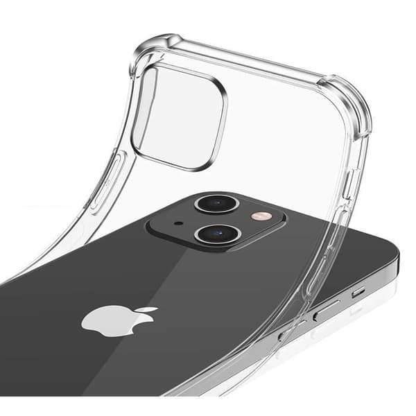 Fodral för iPhone 14 - Stötsäker Transparent Silikon Skydd Phonillico®