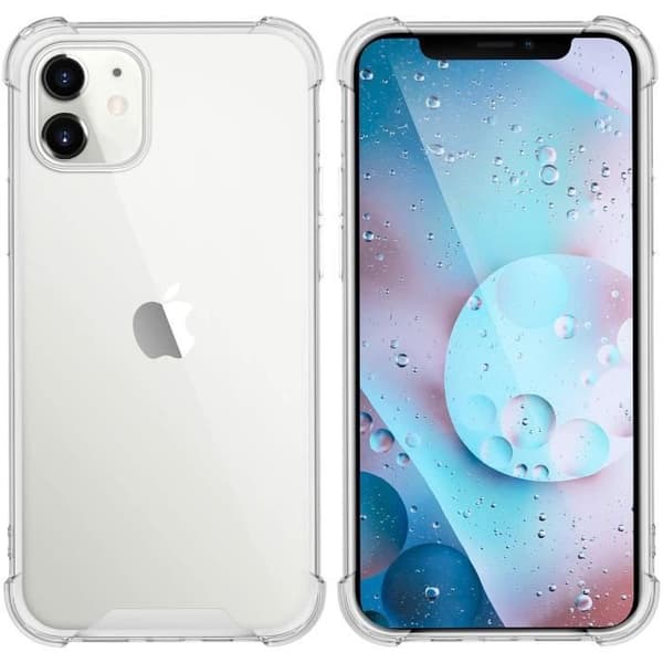 Stötsäker Transparent Silikonfodral för iPhone 12 (6,1") Phonillico®