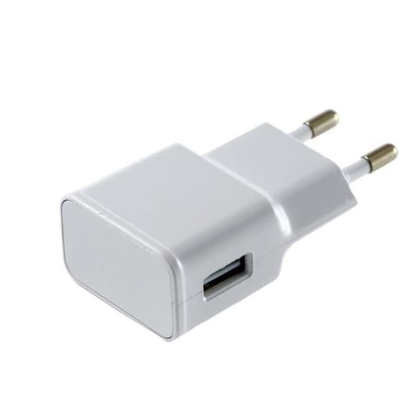 [Kompatibel Samsung Galaxy NOTE 1 - NOTE 2 - NOTE 3LITE - NOTE 4] Kabel USB 1 Meter + Väggladdare Vit [Phonillico®]