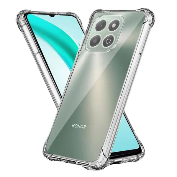 Coque för Honor X6b - Stötsäker Transparent Mjuk Silikon Skydd Phonillico®