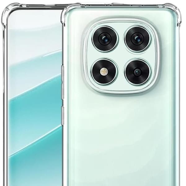 Fodral - Phonillico® - Xiaomi Redmi Note 14 PRO 5G - Stötsäker - Flexibel - Transparent
