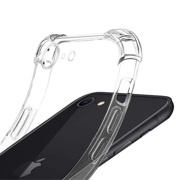 Coque för iPhone 16e - Stötsäker TPU Skydd Mjuk Transparent Phonillico®