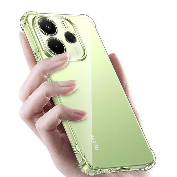 Fodral - Phonillico® - Xiaomi Redmi Note 14 4G - Stötsäker - Flexibel - Transparent
