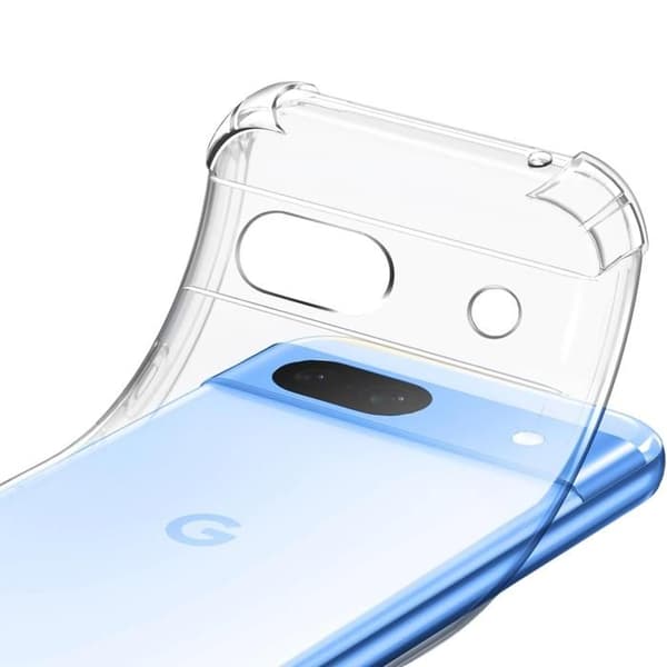 Fodral - Phonillico - Google Pixel 8a - Stötsäker - Mjukt TPU - Transparent