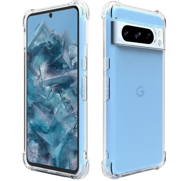 Fodral - Phonillico® - Google Pixel 8 PRO - Stötsäker - Flexibel - Transparent