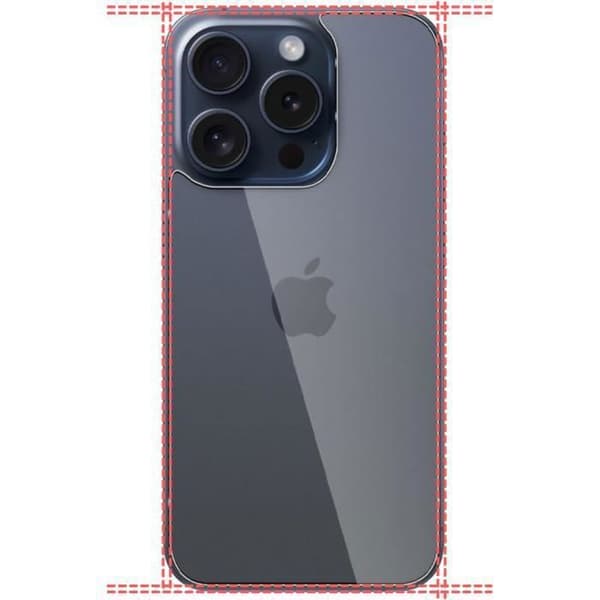 Skydd film - Phonillico® - iPhone 15 PRO MAX - 4-pack - Härdat glas - Represistent