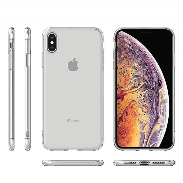 Fodral - PHONILLICO - iPhone XS MAX - Transparent - Ultrafint - Mjuk