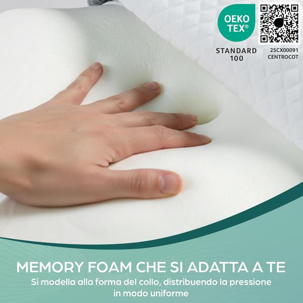 Sovkudde ergonomisk | nacke | rygg | memory foam | hög densitet