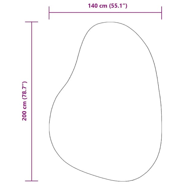 Stuetæppe creme | 140 x 200 cm | polyester | gulvtekstil