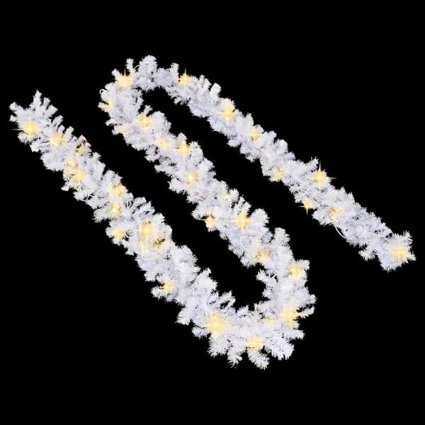 Lysguirlande 20 m hvid | LED-lys | julepynt