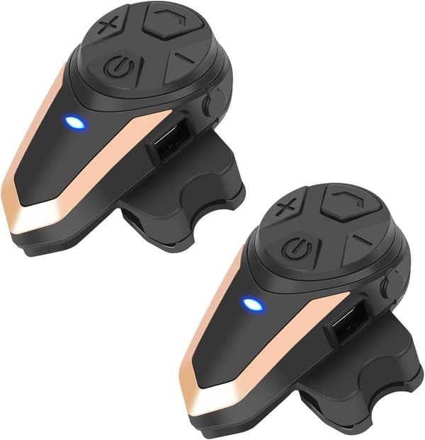 Intercom-system MC | Bluetooth 5.0 | Svart | trådlös kommunikation