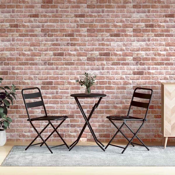 EPS-paneler 3D | brun | 100x50 cm | 10-pack | väggbeklädnad