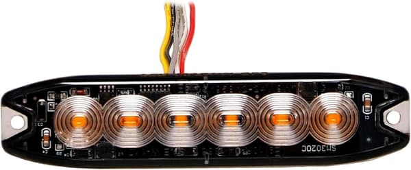 Blitzmodul SF6 2-pak | Gul | 12V 24V | ECE-R65 | Ultra-tynd