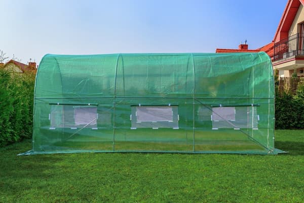 Trädgårdstält 10m² | 4x2.5x2m | Galvaniserade profiler | UV-resistent