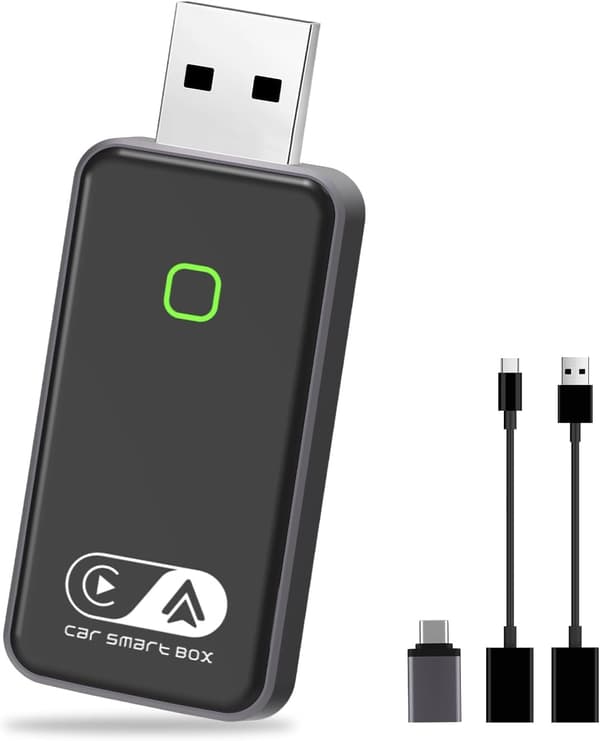 Bilopgradering trådløs CarPlay-adapter | multimediekobling | USB-forbindelse