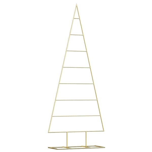 Indretningstræ 150 cm sort metal | lyskæde base
