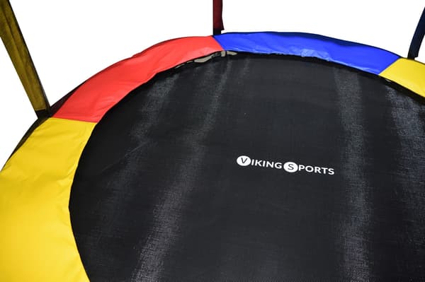 Trampolin 183 cm | Regnbåge | Med säkerhetsnät | Trädgård