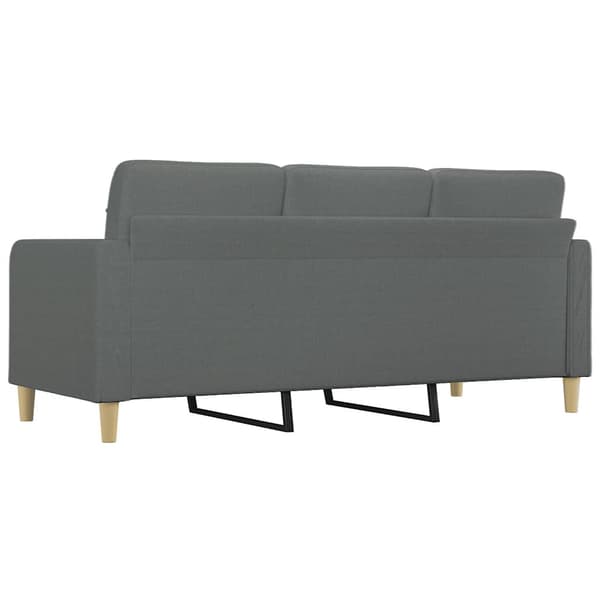 3-sitssoffa mörkgrå | 180 cm | tyg | möbler