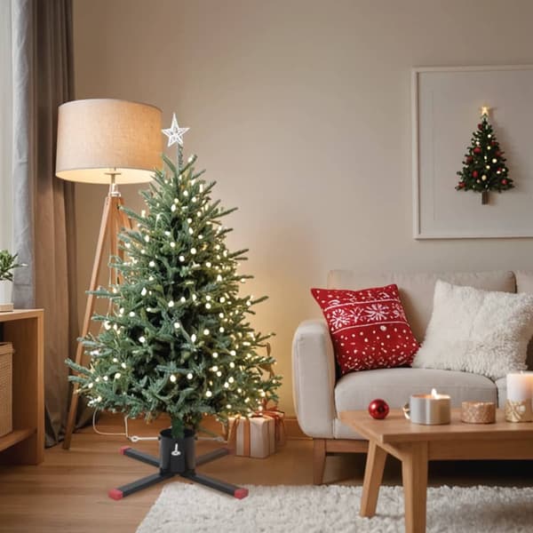 Stue juletræsholder | 61x61x15,5 cm | sort | til vand