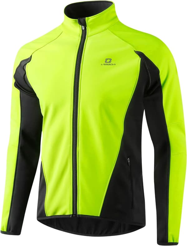Vinterjacka cykling | Herr | Thermo softshell | Vind- och vattenavvisande