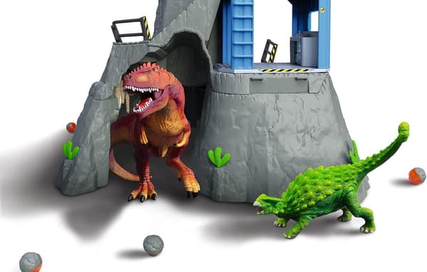 Barnrum lekset | dinosaurier vulkan | ljus och rök | 42564