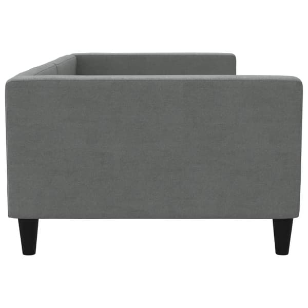 vidaXL Sovesofa 100x200 cm Mørkegrå Stof