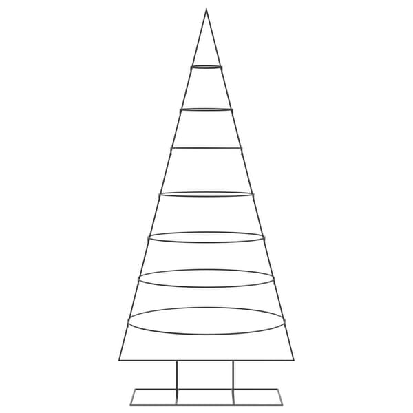 Metalgren sort 210 cm | julepynt | stativ til juleudsmykning