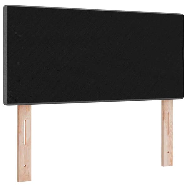 Sänggavel 80 cm | mörkgrå | tyg | LED-belysning