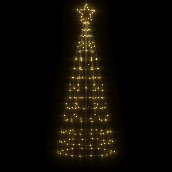 Ljusgran 180 cm | 220 LED varmvit | utomhusbelysning