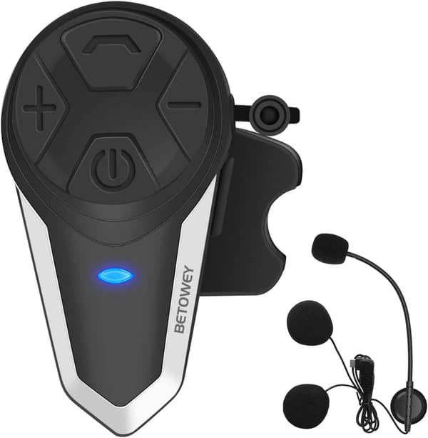 Intercom-system MC | Bluetooth 5.0 | Svart | trådlös kommunikation